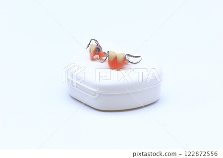 Image of dentures and partial dentures Image of dentures and partial dentures 122872556