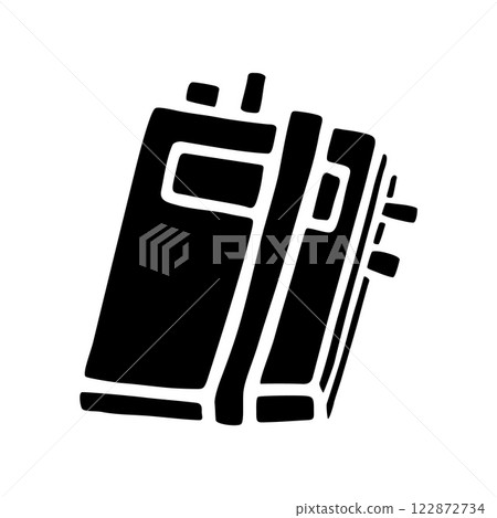 Doodle book or notebook icon hand drawn in flat style Doodle book or notebook icon hand drawn in flat style 122872734