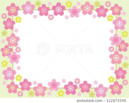 櫻花框架空白 122873548