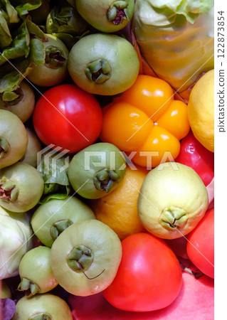 Colorful fresh vegetables and fruits  122873854