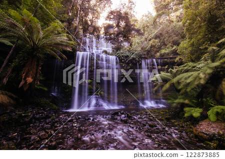 Russell Falls in Mt Field National Park Tasmania Australia 122873885