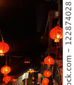 Taiwan Jiufen lantern night view 122874028