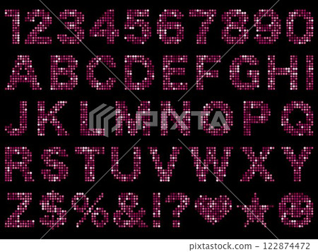 Mirror tile 1 character 12 magenta Mirror tile 1 character 12 magenta 122874472