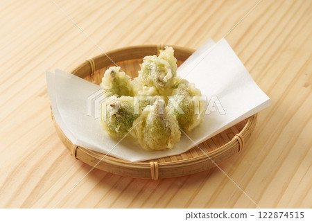 Wild vegetable butterbur tempura image 122874515