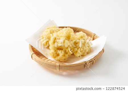 山菜、花瓣菇天婦羅圖片 122874524