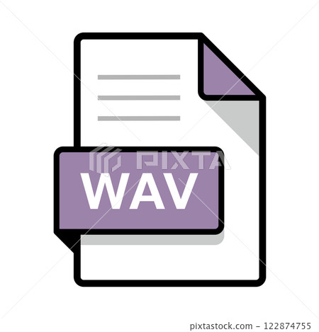 WAV Icon 122874755