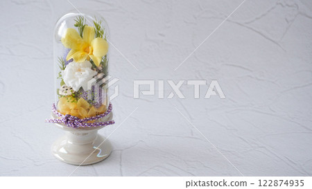 Preserved flower arrangement for the Buddha Preserved flower arrangement for the Buddha 122874935