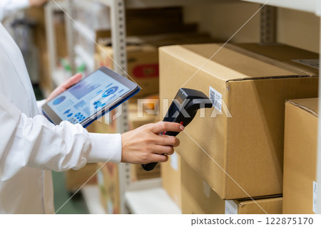 Inventory management using handheld terminals and tablet PCs Warehouse Inventory 122875170