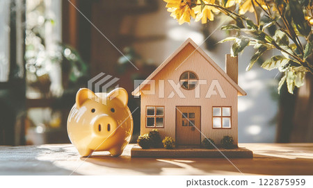 房屋模型和存錢罐 122875959