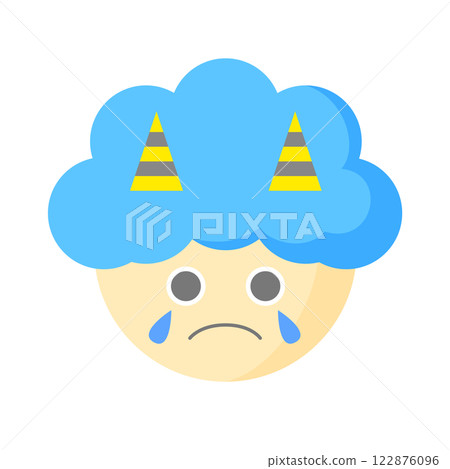 Blue demon, Setsubun, Crying demon, Folktale 122876096
