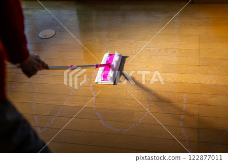 Floor wax application repair 122877011