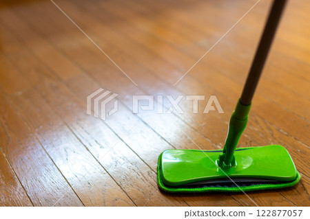Floor wax application repair 122877057
