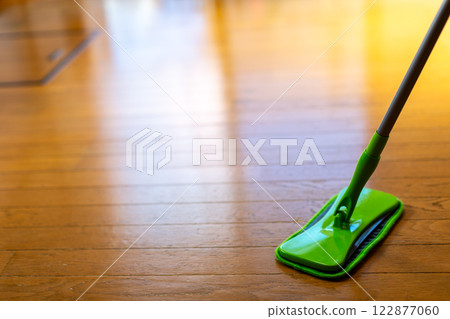 Floor wax application repair 122877060