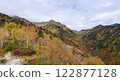 Beautiful autumn scenery in Tateyama Kurobe, Japan 122877128