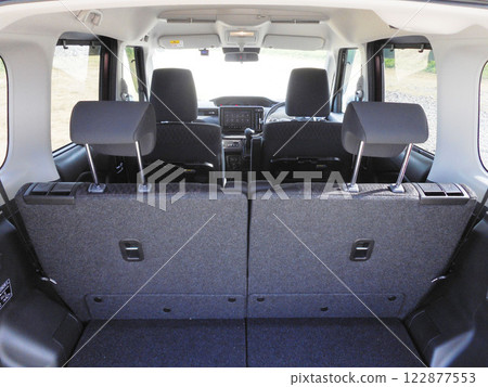 Luggage space in a compact family car Luggage space in a compact family car 122877553