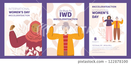 IWD 2025 Illustration of Diverse Women Celebrating International Women's Day with Accelerate Action Campaign and Empowerment Theme IWD 2025 Illustration of Diverse Women Celebrating International Women's Day with Accelerate Action Campaign and Empowerment Theme 122878100