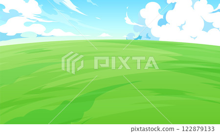 草原與天空風景背景圖_16：9 122879133