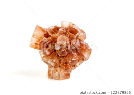 Macro mineral stone Aragonite on a black background Macro mineral stone Aragonite on a black background 122879896
