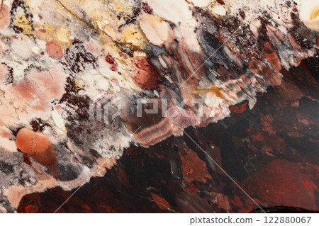 macro stone mineral jasper on black background macro stone mineral jasper on black background 122880067