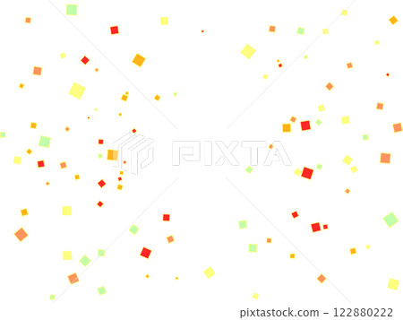 五彩繽紛的背景材料與五彩紙屑飛揚 PNG 向量透明 122880222