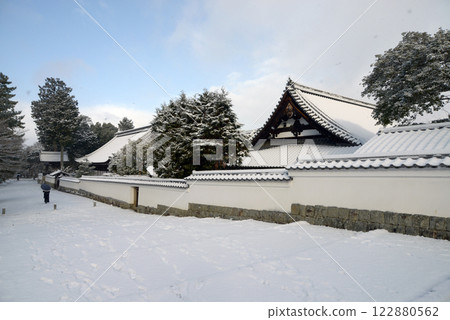 京都市左京區南禪寺的雪景 122880562