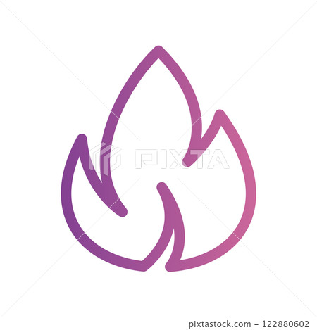 A simple icon for the theme, beautiful flame A simple icon for the theme, beautiful flame 122880602