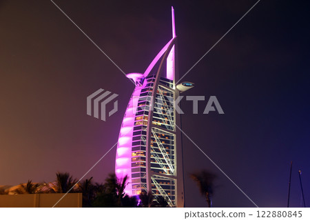 Burj al Arab Hotel in Dubai, United Arab Emirates 122880845