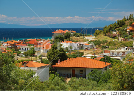 Nea Skioni village in Greece 122880869