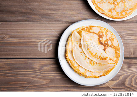 Homemade crepes pancakes Homemade crepes pancakes 122881014
