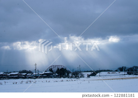 有天梯和桁架橋的景觀 有天梯和桁架橋的景觀 122881181