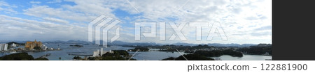 Spectacular views of Shirahama - Resort scenery with blue skies and ocean Spectacular views of Shirahama - Resort scenery with blue skies and ocean 122881900