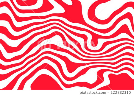 Orange line pattern abstract background texture. Curvy and wavy backdrop. Eps 10 122882310