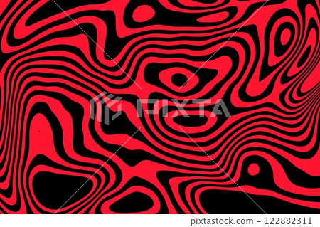 Red line pattern abstract background texture. Curvy and wavy backdrop. Eps 10 Red line pattern abstract background texture. Curvy and wavy backdrop. Eps 10 122882311