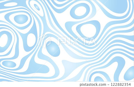 Abstract horizontal background with blue waves. Eps 10 122882354
