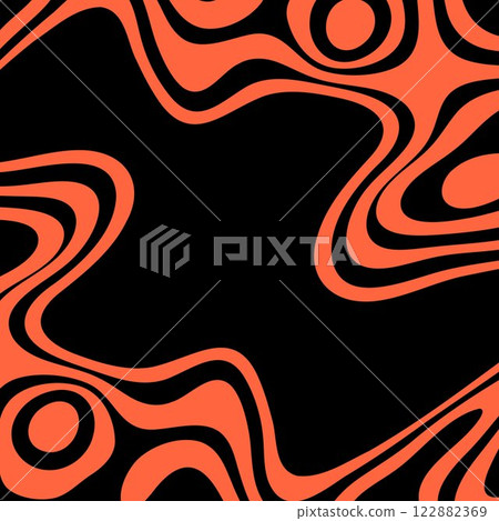 Abstract horizontal background with orange... - Stock Illustration ...