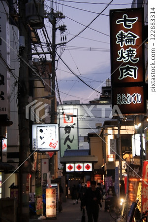 Osaka Namba Hozenji Temple, famous for the Mizukake Fudo Osaka Namba Hozenji Temple, famous for the Mizukake Fudo 122883314