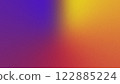 Abstract grainy gradient background blending deep purple, pink, and yellow tones, creating a dynamic and vibrant, noise texture design. 122885224