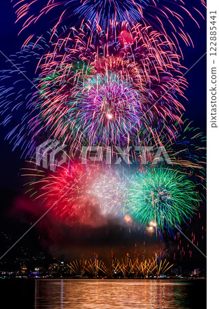 Suwa Lake Festival Hako Fireworks Tournament Star Mine 122885441
