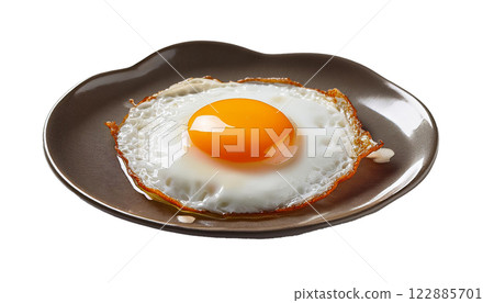 溏心煎蛋（AI 生成素材） 122885701