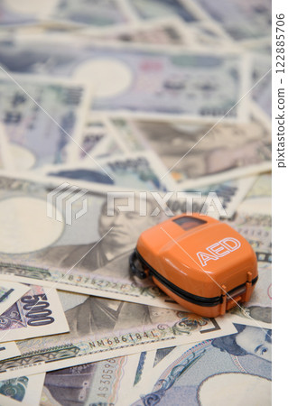 AED and money AED and money 122885706