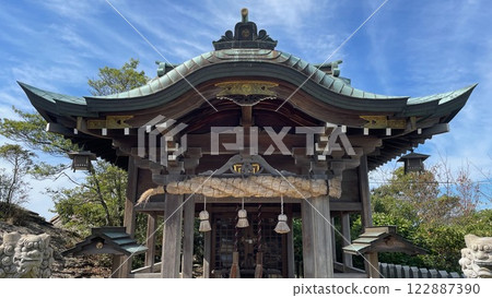 Takagoi Shrine on Mount Takagoi in Takasago City Takagoi Shrine on Mount Takagoi in Takasago City 122887390