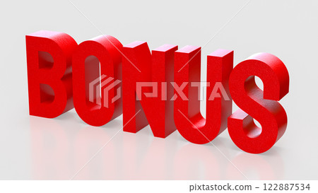 Bonus for Reword for Job or Business concept 3d Rendering. Bonus for Reword for Job or Business concept 3d Rendering. 122887534