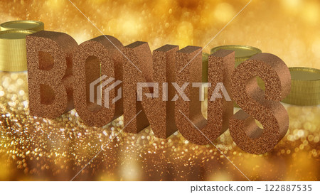 Bonus for Reword for Job or Business concept 3d Rendering. Bonus for Reword for Job or Business concept 3d Rendering. 122887535