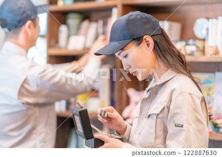 Movers packing up watches Movers packing up watches 122887630