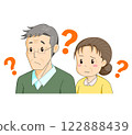 Elderly couple, I don't understand, I have doubts 122888439