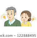 Elderly couple has an idea 122888495