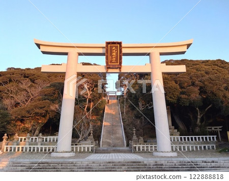 茨城縣大洗町大洗磯前神社的鳥居 122888818