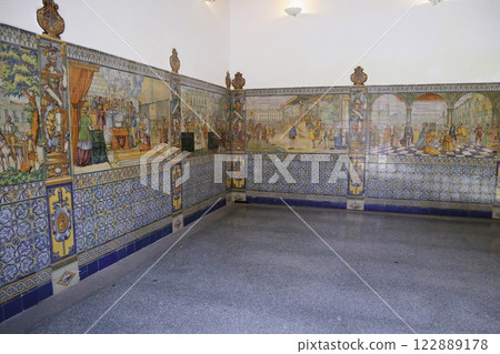 Tiles from the Valladolid Provincial Parliament in Spain 122889178