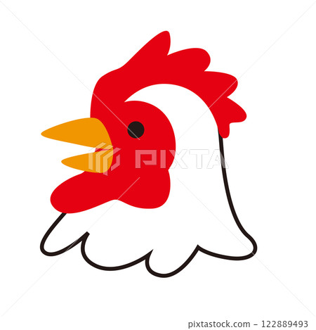 雞矢量插圖圖示素材 122889493