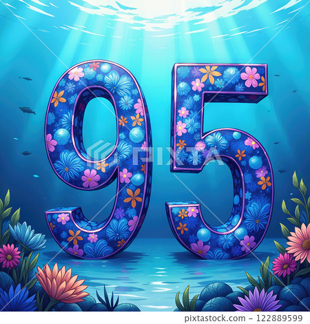 Vibrant underwater 95. 122889599